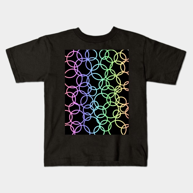 COLOR Circle Abstract Kids T-Shirt by SartorisArt1